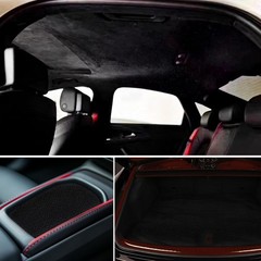 Suede Auto Headliner Fabric 98″ L × 60″ W with Foam Backing – Tube Packaging …