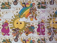100% Cotton Woven Novelty Fabric McDonald’s By The 1/4 Yard 9×56