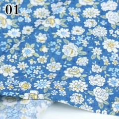 Twill Cotton Fabric Patchwork Floral Cloth Dress Costume Material Sewing Crafts
