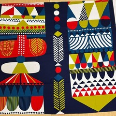 Marimekko Totemi Fabric Colorful 145x120cm Cotton Handcraft