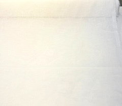 Belgian Linen Sheer Snow White Curtain Drapery 59 inch Fabric By the Yard