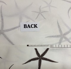 LACEFIELD DESIGNS SEA STAR COCOA BROWN ESPRESSO STARFISH COTTON FABRIC BTY 54″W