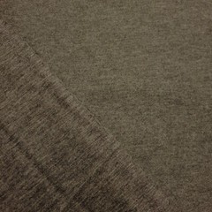REVERSIBLE Heathered Gray Wool Knit – Lightly Brushed, Soft and Light!