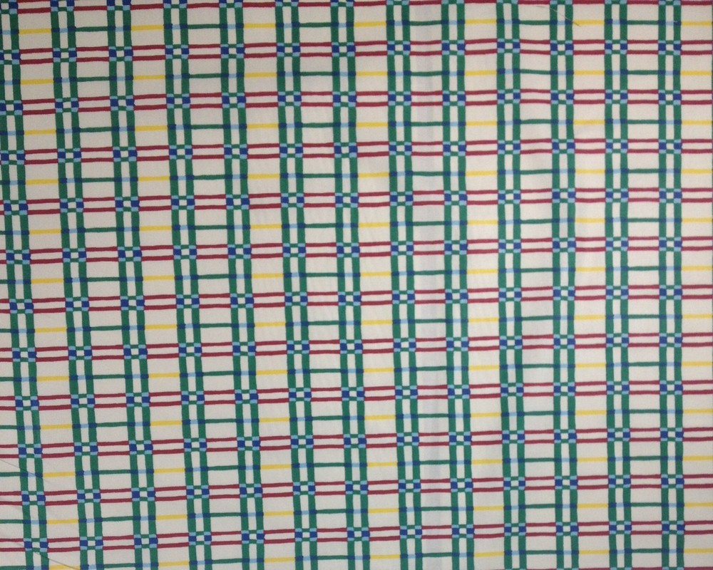 DURALEE WEXFORD PLAID RED GREEN CURTAIN CUSHION FABRIC BY THE YARD 54″W