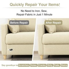 Canvas Waterproofing Repair Tape 4×70 Khaki Self Adhesive Fabric Restoration