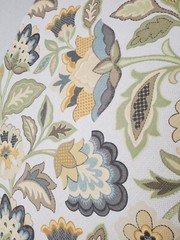 Cotton Floral Linen Designer Fabric Decorative Printed Upholstery Home Décor