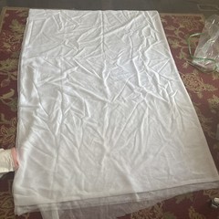 Sheer Voile Fabric 118″ Wide 6+ Yards Curtain Drapery 100% polyester