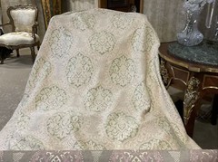 Damask blush upholstery fabric, 6 3/4 Yards