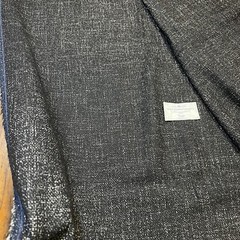 Vitale Barberis Canonico VINTAGE Fabric 1.60m – Wool Cotton Nylon – Black White