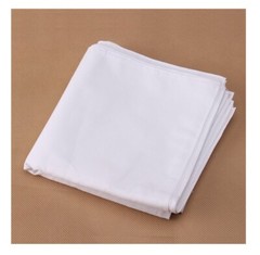 Men White Handkerchiefs 45cm 100% Cotton Hanky Hankies – 1p 2p 10p 40p 100p 200p