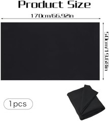 Black Speaker Cloth Stereo Grill Mesh Fabric 67″X20″ Cabinets Speaker Cloth Fabr