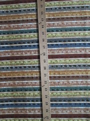 MEASURING TAPES TAPE MEASURE SEWING ITEMS TANS YELLOWS MORE COTTON FABRIC FQ