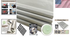 43″ W × 39″ L Faraday Fabric for Data Protection – Versatile Conductive Material