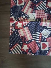 Fabric Traditions America the Beautiful Fabric 1996 Vntg 31 In X 31 In
