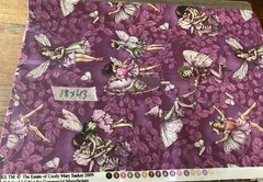 VINTAGE 2001 Flower Fairies Fabric By Michael Miller, Mary Cicely Barker 18x43in