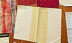 CASAMANCE & CAMENGO 21 pc Mixed Lot 7 1/2″ – 18″ Fabric Samples