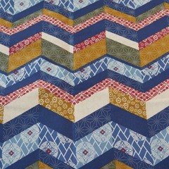 3.88Y Hancock Fabrics 2006 Japanese Print Novelty Patchwork Quilt Cotton Fabric