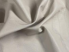 Faux Leather Alligator Skin PU Fabric Material PEBBLE
