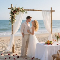 Elegant 29″ x 20ft Ivory Sheer Draping Fabric for Memorable Wedding Ceremonies