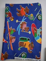 Hoffman International Fabrics – Colorful Bike And Bear Themed
