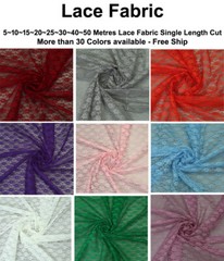 5/10/20/30/40/50 YD Lace Fabric Floral Swag Craft DIY Wedding Backdrop-FREE SHIP