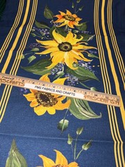 MODA 100% cotton toweling fabric Sunflowers 992 361 – 18 in x 36 Summer Solstice