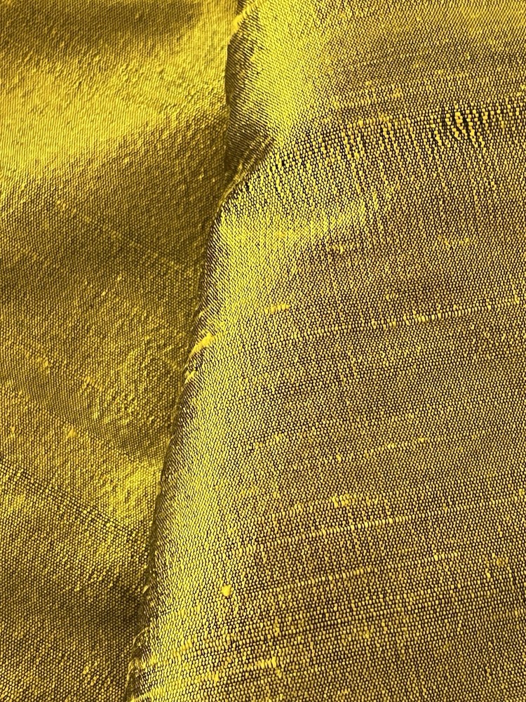 3.6 Yds Silk Shantung Dupioni Gold Fabric