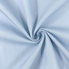 Elegant 60″ Wide Cotton-Blend Broadcloth Fabric in Baby Blue – Sew & Inspire