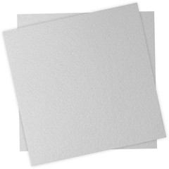 White 12×12 Inch Felt Fabric Sheets 1mm Thick NonWoven Craft Squares 2 PCS