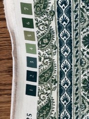 Meredith Ellis Textiles HYDER In Jade Hemp Fabric 3 Yards