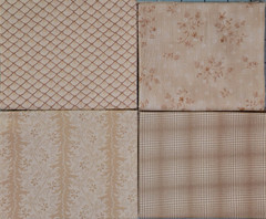 Quilt Shop Quality 16 FQs 4 Yds Cotton Fabric Civil War Repro Assorted Neutrals