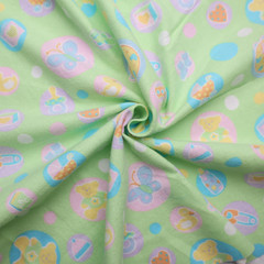 100% Cotton Flannel Fabric / 7 Type Cartoon Printed For Baby – By the Yard