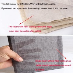 Speaker Grill Cloth Linen Dustproof Mesh Fabric Replacement Grey Stereo