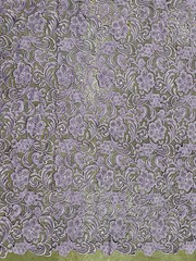 Maggie LAVENDER Guipure Venice Heavy Lace Fabric by the Yard – 10019