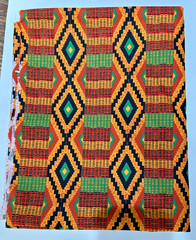 African print cotton fabric.
