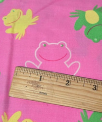 Camo Frogs Fabric Pink Green Cotton? Fabric Oakhurst Textiles 44×216″ / 6 Yards