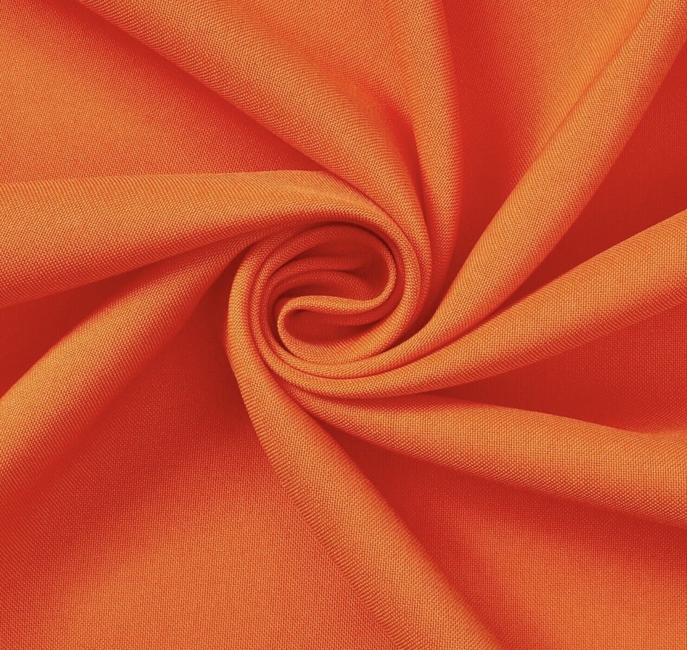 ORANGE poplin fabric 60” Width Sold By The Yard