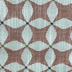 VALDESE INSIDEOUT PERFORMANCE UPHOLSTERY FABRIC STARGAZE IN SCARLET BY THE YARD