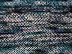 Fabric Red Rooster “Bargello” 3 Pc Sampler Brown Green Blue $3.25