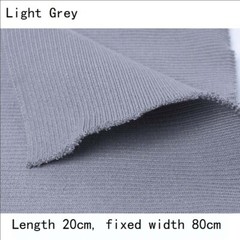 20cm DIY Knit Ribbed Fabric Stretch Trim Neckline Cuff Waistband Rib Trims Soft
