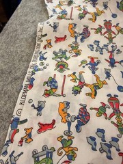 1971 Klopman Mills by Burlington Circus Fabric 4 yards Excellent Condition