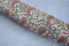 Hand Block Paisley Print 100%Cotton 20 Yard Fabric NO TARRIF CHARGES 100%✅ZK_161