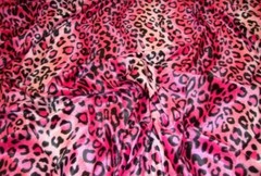 Pink cheetah Leopard Velboa upholstery Fabric per yard 60” wide