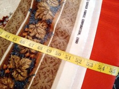 Fabric Vintage Floral Velvet Upholstery 92×51 Quaker Fabric Corporation 1980