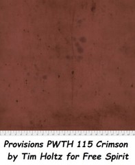 Provisions Tonal Cotton Quilt fabric BTY Tim Holtz / Free Spirit PWTH 115 Rose
