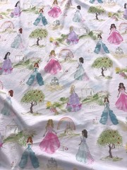 60″ Wide Once Upon a Time Princess Minky Fabric By The Yard