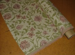 Jacquard Curtain Upholstery Fabric ARCHIVE COLLECTION FADED ROSE Cushion Blind