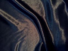 Beautiful DARK NAVY Crepe backed Charmeuse SATIN DESIGNER Fabric