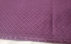 St. Nicole Designs for Benartex Purple Geometric Tonal Cotton Fabric 2 Yards