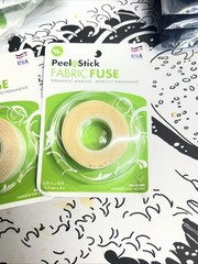 6 Pack Versatile PeelnStick Fabric Fuse 5/8″ x 20 ft Roll – No Sewing